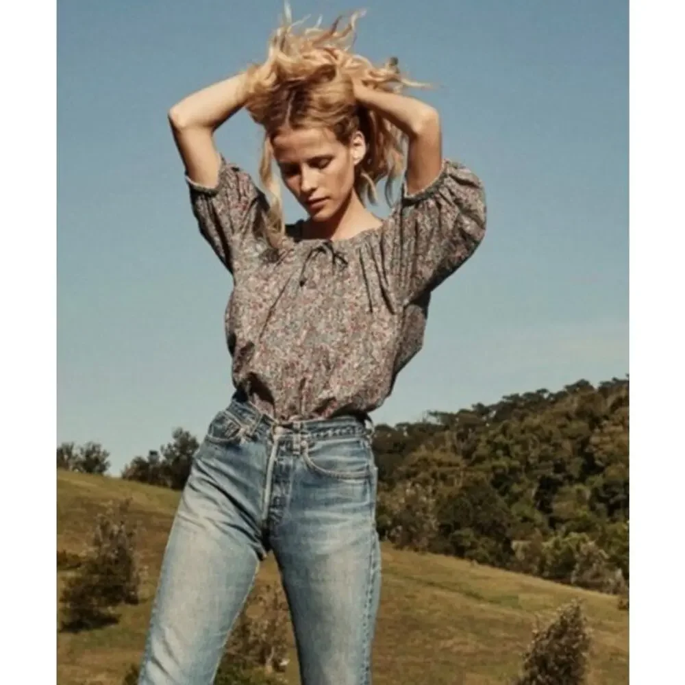 DOEN Sia Top Petit Jardin Floral Blouse S